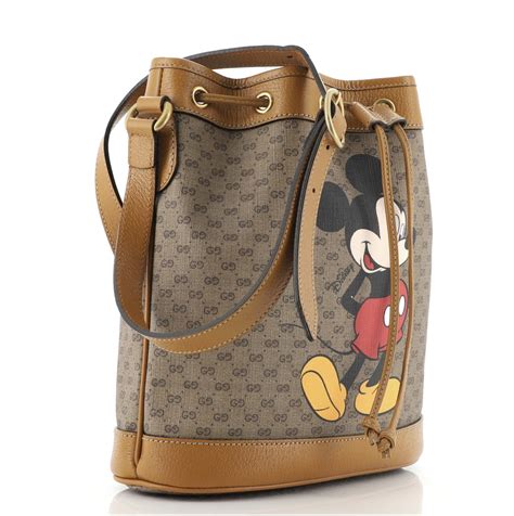 gucci bag with mickey mouse|Gucci Mickey Mouse handbag.